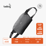 Bellroy澳洲Lite Sling 7L 轻行胸包户外骑行机能磁吸单肩斜挎包轻行包 格纹灰7L