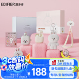 漫步者（EDIFIER）LINE FRIENDS 联名款限定耳机礼盒 Zero Air 真无线蓝牙耳机 半入耳式耳机 可妮兔款
