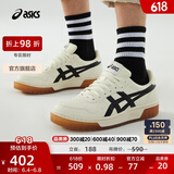 亚瑟士ASICS男鞋女鞋运动休闲鞋复古篮球鞋百搭板鞋 COURT MZ 米白色/黑色 44