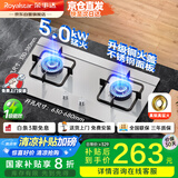 荣事达（Royalstar）煤气灶双灶家用燃气灶液化气 5.0kW液化气嵌入式台式灶具 不锈钢灶台 JZY-298G-3