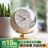 汉时（Hense）创意时尚小闹钟学生专用起床神器儿童床头闹表桌面时钟HA08米白