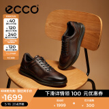 爱步（ECCO）商务休闲鞋 男士休闲皮鞋男鞋牛皮休闲运动鞋子正装鞋 雅仕207124 可可棕20712401482 42