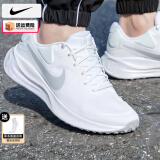 耐克（NIKE）男鞋跑步鞋 25夏季新款运动鞋耐磨登山休闲鞋子男网面透气慢跑鞋 100-白金银/晒图退10【元】 40 （内长250mm）