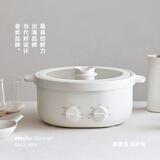 olayks立时 电火锅 鸳鸯锅 火锅专用锅 分体可拆洗多功能锅家用多用途涮肉锅速沸电煮锅6L