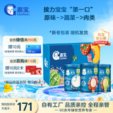嘉宝（GERBER）原味+番茄牛肉+混合蔬菜味高铁米粉礼盒250g*3罐6月龄