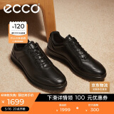 爱步（ECCO）正装鞋 增高牛皮休闲皮鞋男 雅仕男鞋系列207124 黑色39
