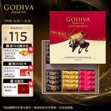 歌帝梵(GODIVA)经典大师夹心黑巧克力礼盒24颗装180g糖果中考仪式感礼物
