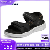 斯凯奇（Skechers）凉鞋男士夏季厚底休闲鞋软底外穿透气运动凉拖鞋237286