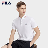 FILA 斐乐官方POLO衫男夏季透气男士针织翻领短袖t恤商务休闲上衣