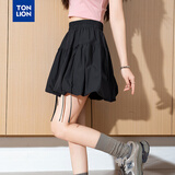 唐狮（TonLion）2026夏季女半裙蝴蝶结系带花苞裙半身裙减龄高腰显瘦短裙女裙