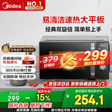 美的（Midea）微波炉经典升级款M2A 家用小型20升平板式易清洁快捷双旋钮高效速热杀菌除味以旧换新
