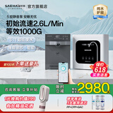世韩（SAEHAN）S3【3:1微废水纯水护膜】家用净水器厨房直饮100G纯水机厨下通用滤芯自来水过滤器RO反渗透净饮机 智能版单出水+01集成水路管线机
