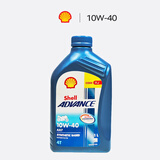 壳牌（Shell）机油 原装进口汽车保养机油 爱德王子摩托车机油 AX7 10W-40（半合成）