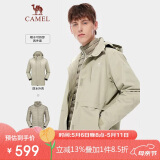 骆驼（CAMEL）户外羽绒冲锋衣男女三合一可拆卸滑雪服户外旅游外套 A9W21a8127