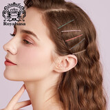 Royal sasa新年礼物发夹一字夹边夹侧夹刘海夹发卡子头饰发饰5只装