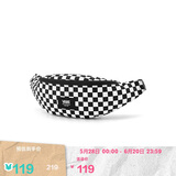 VANS范斯官方 男女情侣腰包黑白棋盘格个性街头 黑白格纹 均码