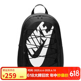 耐克（NIKE）男女双肩包背包 大容量旅行包电脑书包休闲包DV1296-010 黑白