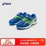 asics亚瑟士童鞋男女儿童平衡车休闲网眼透气运动鞋 402蓝花色 30.5 (内长19.0)