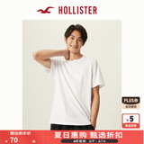 HOLLISTER24夏款经典小海鸥情侣基础款短袖T恤男装女装KI324-4042 白色 L (180/108A)