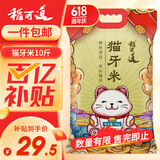 稻可道 猫牙米 长粒米 大米 籼米 丝苗米 10斤 