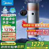 美的（Midea）星澈系列空气护理机净化器加湿一体机除甲醛净离子杀菌除过敏源空气清新器去烟味除猫毛无雾加湿 【四色感应灯】LM1PRO