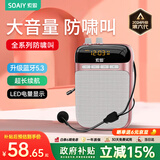 索爱（soaiy）S318小蜜蜂扩音器教师专用U盘TF卡麦克风喇叭防啸叫导游蓝牙音箱户外教学讲课  TYPE-C金