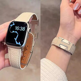 添赋适用华为Watch FIT5/4/4PRO/5pro表带荔枝纹真皮表带Fit3磁吸折叠扣腕带fit3/2手表替换带配件 星光色【荔枝纹真皮·H型磁吸】 华为Fit5/Fit4/Fit3+银连接器2