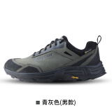 onepolar登山鞋男极地防水防滑徒步鞋女专业vibram轻便户外运动鞋城市轻户 青灰色（男） 41