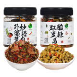 田野故事 酸豆角230g+外婆菜炒腊肉210g即食下饭菜酸菜湖南特产