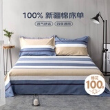 艾薇 A类全棉床单单件纯棉床上用品双人床单 北欧时代230*250cm