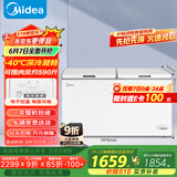 美的（Midea）423升 大容量家用冰柜大冷柜冷藏冷冻转换卧式冰箱 BD/BC-423DKEM(E)国家补贴