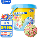 小鹿蓝蓝精选菠菠草莓饼干108g 宝宝零食儿童磨牙手指饼干零食 1桶