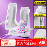 牧萌儿童雨鞋套男女童防水脚套防滑耐磨水鞋学生卡通雨靴 精灵兔 M
