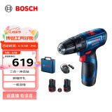 博世（BOSCH）GSB 120 12V充电式手电钻电动螺丝刀家装多功能锂电冲击钻 双电版