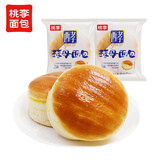 桃李酵母面包牛奶蛋羹味营养早餐手撕软面包蛋糕点心休闲零食整箱600g