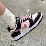 nike耐克AJ黑白熊猫黑粉dunk甜酷低帮女板鞋六一儿童节礼物定制运动鞋 芝芝莓莓dunk 可定制文字