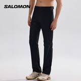 萨洛蒙（Salomon）男款 城市轻户外防泼水舒适透气轻薄徒步休闲长裤 WAYFARER PANTS 深黑色 C21060 XL 185/90A(54R)
