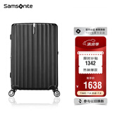 新秀丽（Samsonite）行李箱25英寸拉杆箱竖条纹大容量旅行箱包托运密码箱黑色GU9