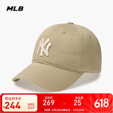 MLB帽子男女软顶棒球帽虞书欣明星同款运动鸭舌帽3ACP6601N-50SAP-F