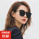 【新链接】户外GM同款墨镜男女通用感新款防晒太阳镜 黑框 C款