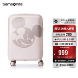 新秀丽（Samsonite）行李箱20英寸拉杆箱迪士尼米奇旅行箱包AF9米色登机密码箱