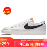 耐克NIKE板鞋男缓震经典BLAZER LOW '77休闲鞋DA6364-101白43