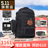 5.11（TACTICAL SERIES ）户外耐磨登山包511战术背包通勤突击rush12小时双肩背包56561 12小时-24L容量/黑色