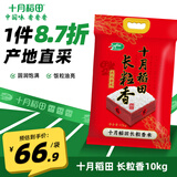 十月稻田  【2024年新米】长粒香大米10kg  东北大米20斤