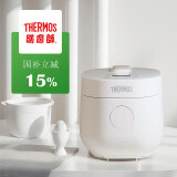 THERMOS（膳魔师）电饭煲电饭锅（1.2L）迷你1-2人小功率宿舍用带预约功能智能电饭煲 多功能小型电饭煲 EHA-4111E小型电饭煲 1.2L