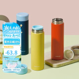 乐扣乐扣（LOCK&LOCK）缤纷马克杯304不锈钢保温保冷迷你随行水杯周年纪念款深蓝390ml 