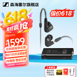 森海塞尔（Sennheiser）IE900/IE600/IE300旗舰级HIFI高保真超宽单动圈单元可拆卸MMCX挂耳式耳机 高保真发烧有线耳机耳塞 IE300+山灵UA1S PLUS 耳放小尾巴