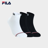 FILA 斐乐官方男袜低腰袜套装运动休闲短袜子三双装