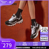 斯凯奇（Skechers）女鞋夏季厚底老爹鞋百搭透气熊猫鞋软底舒适外穿休闲运动鞋11959