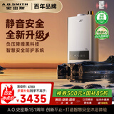 史密斯（A.O.SMITH）13升精钢燃气热水器 【史密斯银河】国家补贴 1级静音认证  安全守护 JSQ26-EDQ6 新品